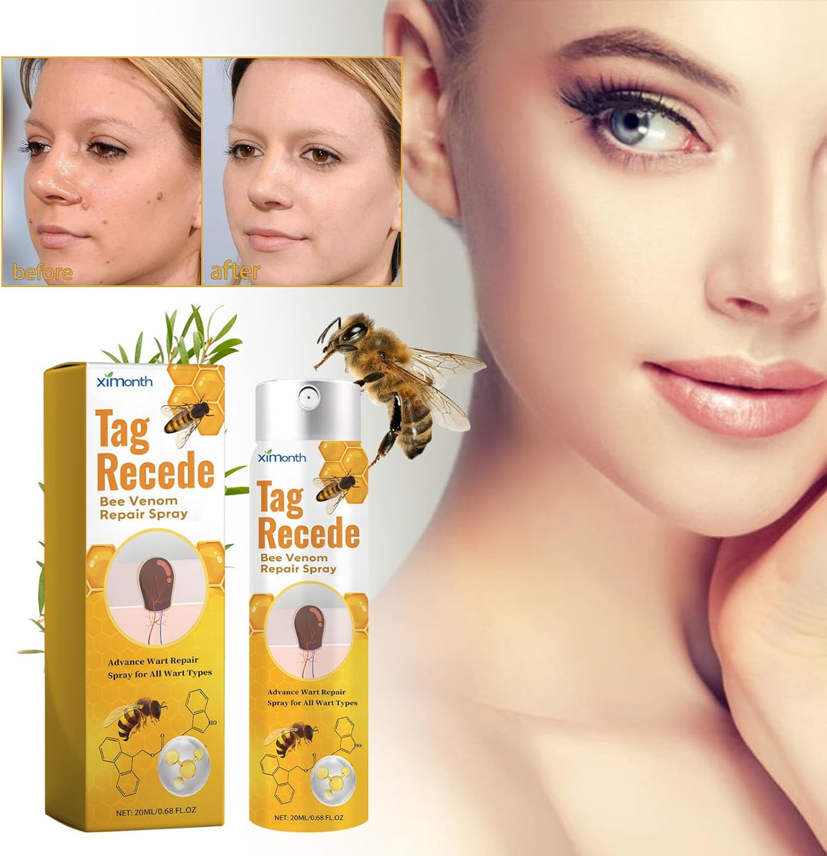 Tag Recede Bee Venom Treatment Spray