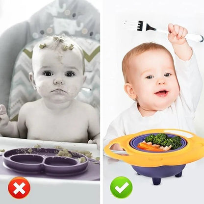Baby Spill-Proof Gyro Bowl
